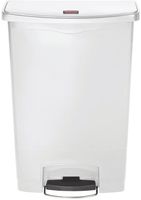Rubbermaid Slim Jim Front Step pedaalemmer 90ltr wit - CW594