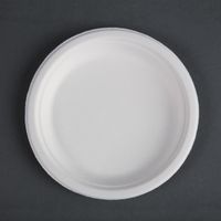 Fiesta Green composteerbare bagasse borden 17,9cm | CW905