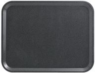 Cambro CX377 Capri Dienblad Houtskoolkleur Gladde Oppervlakte 340x460mm