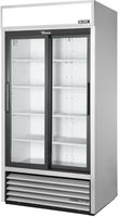 True Staande Dubbele Deur Merchandising Koelkast Aluminium Gdm-33-Hc-Ld - GDM-33-HC-LD ALU