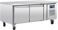 Polar gekoelde onderkast 2-deurs, 1/1GN | 214L | Geforceerd | DA462