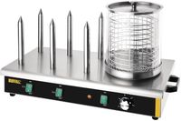 Buffalo hotdogwarmer met 6 warmhoudpennen |  DA567