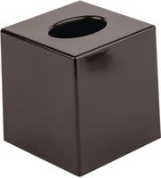 Zwarte vierkante tissue box | DA603