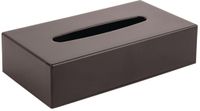 Zwarte rechthoekige tissue box | DA605