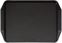 Cambro polypropyleen fastfood dienblad met handvatten zwart 43x30cm | DE314