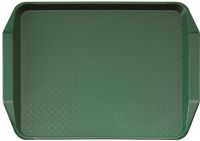 Cambro polypropyleen fastfood dienblad met handvatten groen 43x30cm | DE316