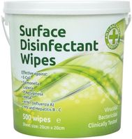 Ecotech Desinfecterende Reinigingsdoekjes | Emmer 500 doekjes | De325