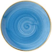 Churchill Stonecast Cornflower Blue Coupe Bord 16.5 cm Pak van 12 - DF767