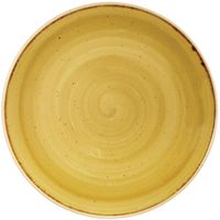 Churchill Stonecast Mustard Lotus Evolve Coupe Bord 26 cm Pak van 12 - DF785