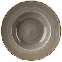 Churchill Stonecast Grey Kom met Brede Rand Medium 23.88 cm Pak van 12 - DF797