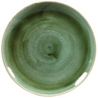 Churchill Stonecast Samphire Green Evolve Coupe Bord 22 cm Pak van 12 - DF996