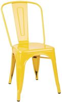 Bolero Bistro Stalen Bijzetstoelen Geel (4 Stuks) - DK292