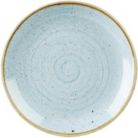 Churchill Stonecast Ronde Borden 20cm Blauw (12 Stuks) - Churchill DK501