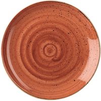Churchill Stonecast Spiced Orange Evolve Coupe Bord 26 cm Pak van 12 - DK536