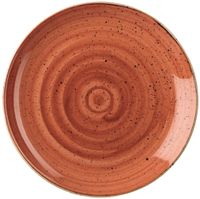 Churchill Stonecast Spiced Orange Evolve Coupe Bord 16.5 cm Pak van 12 - DK538