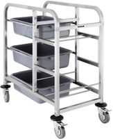 Rvs Afruimwagen | Vogue | DK738