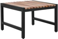 Bolero Lage Barkrukken van Staal en Acacia (4 Stuks) - DK904