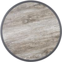 Bolero Rond Tafelblad van Glasvezel met Houteffect 580 Mm - DL486