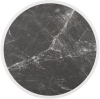Bolero Rond Tafelblad van Glasvezel Donker Granieteffect 580 Mm - DL487