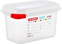 Araven | GN1/9 voedseldoos met deksel | 1 liter| DL979