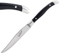 Virgule steakmessen zwart | DM247