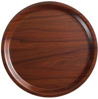 Cambro Mykonos gelamineerd dienblad walnoot 38cm | DM798