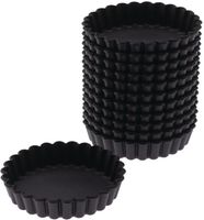 Matfer Bourgeat Exoglass Geribbelde Vormpjes 10cm (12 Stuks) - Matfer Bourgeat DN955