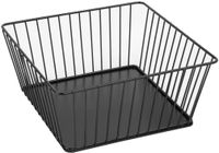 Olympia Wire Voedseldisplay Dienblad Vierkant Zwart 230x230x100mm - DP674