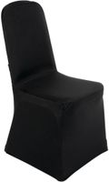 Bolero hoes voor banketstoel zwart | DP923
