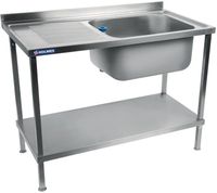 Holmes Enkele Spoelbak Afdruiprek Links - Holmes DR060