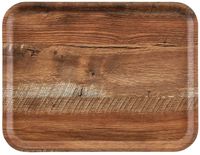 Cambro Madeira gelamineerd dienblad bruin eiken 46cm | DR586