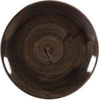 Churchill Stonecast Patina Black Coupe Borden 288mm (Pak van 12) - DR650