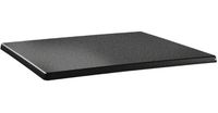 Topalit Classic Line rechthoekig tafelblad antraciet 120x80cm |  DR902