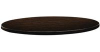 Topalit Classic Line rond tafelblad wengé 70cm |  DR920