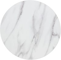 Bolero - Voorgeboord Rond Tafelblad met Marmereffect - 600 mm - DT445
