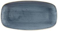 Churchill Stonecast Blueberry Chefs Ovaal Bord 35.2 X 18.7 cm Pak van 6 - DW357