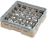 Cambro Camrack vaatwaskorf met 25 compartimenten max. glashoogte 9,2cm | DW554