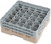 Cambro Camrack vaatwaskorf met 25 compartimenten max. glashoogte 13,3cm | DW555