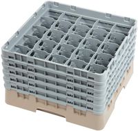 Cambro Camrack vaatwaskorf met 25 compartimenten max. glashoogte 25,7cm | DW556