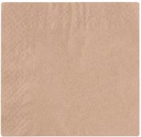 Vegware composteerbare ongebleekte cocktailservetten 24cm | DW629