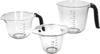 KitchenAid Maatbekers Zwart (Set 3) - DX313