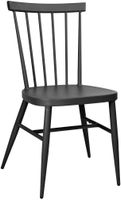 Bolero Windsor Aluminium Zwarte Stoelen (4 Stuks) - DX686