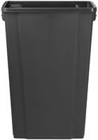 Jantex Smalle Afvalbak Zwart 80ltr - DX966