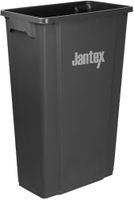Jantex Smalle Afvalbak Zwart 80ltr - DX966