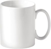 Utopia Titan Mokken met Rechte Zijkanten - wit - 340 Ml (48 Stuks) - DY339