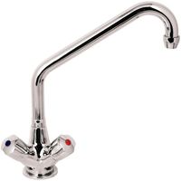 Heavy duty monobloc mengkraan met draaiknoppen en kraan van 25cm | DY375