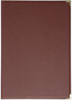 Olympia menumap A4 bordeaux leer | E222