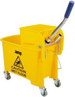 Jantex rolemmer met wringer geel 20ltr | F951