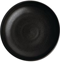 Olympia Canvas diepe coupe borden zwart 23cm | FA320