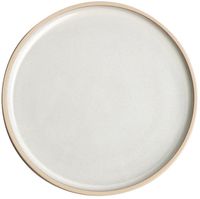 Olympia Canvas platte ronde borden wit 18cm | FA328